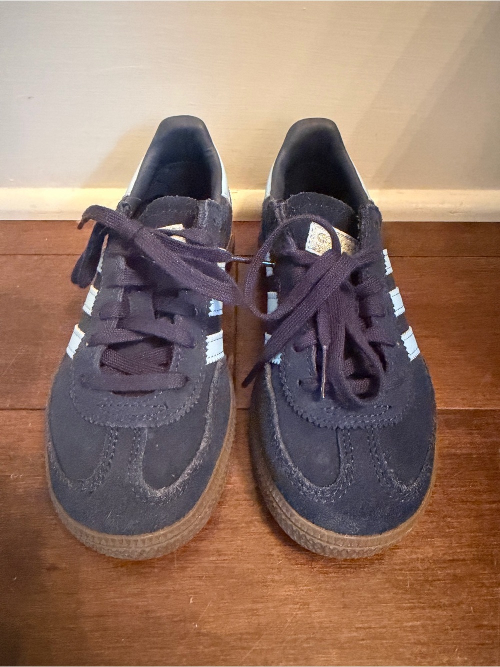 adidas Handball Spezial Kids Navy Blue Clear Sky Gum Size 12K